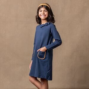 Hope & Henry Quilted Ponte Riding Dress, Size 10